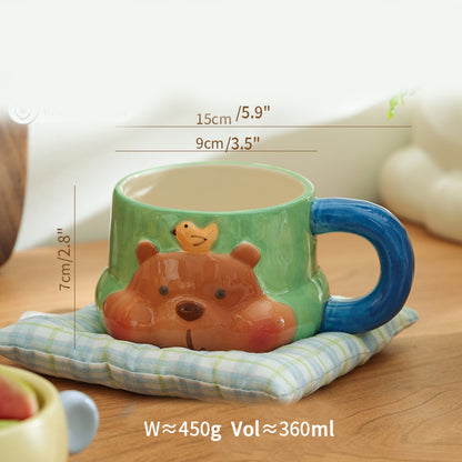 Cartoon Animals Ceramic Cute Coffee Mug