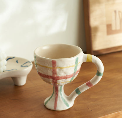 Handmade Ceramic Goblets Coffee Mugs - PeauleyHome