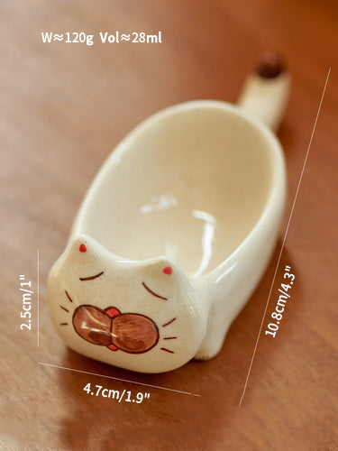 Original Cartoon Cats Ceramic Sauce Dish Plate - PeauleyHome