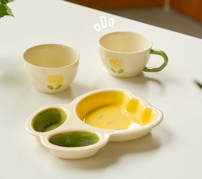 Adorable Ceramic Rice Bowls Tablewares Set - PeauleyHome