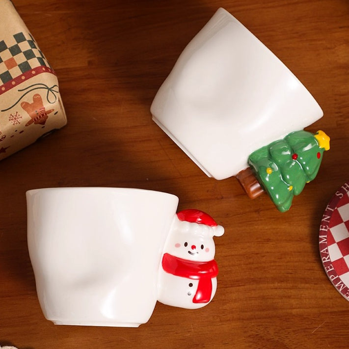 Adorable Christmas Ceramic Mug Coffee Cup Gift
