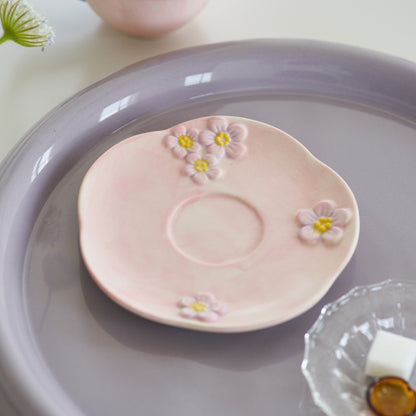 Delicate Pink Ceramic Cup Set