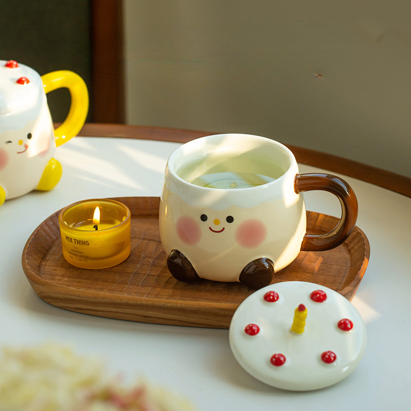 Cute Original Ceramic Mugs with Lids