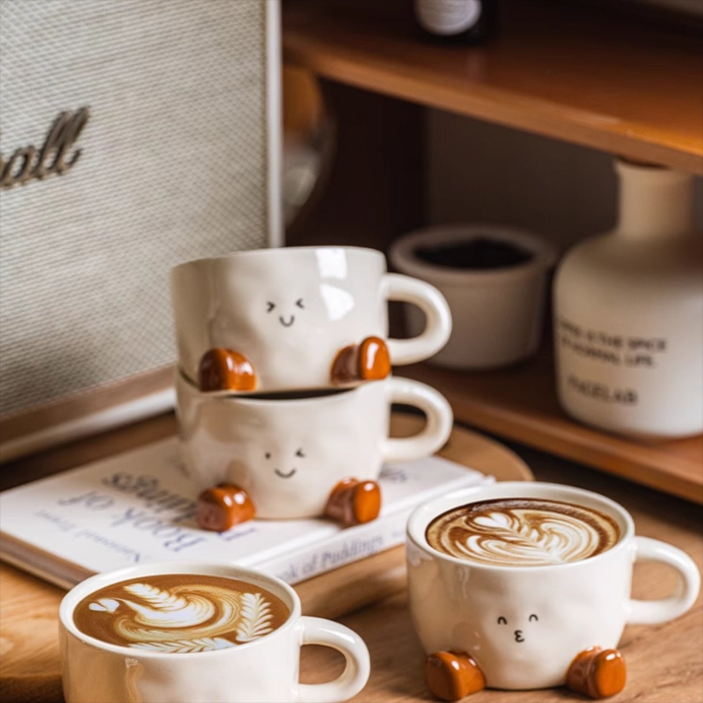 Adorable Ceramic Mug for Tea or Coffee