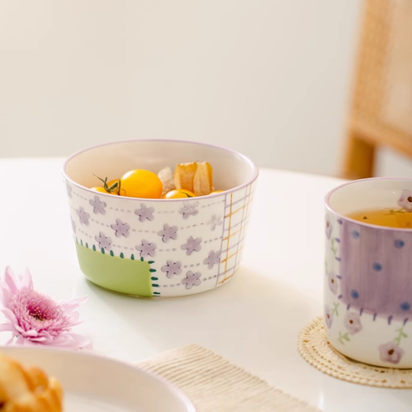 Delicate Ceramic Tablewares Bowl Plate Mug