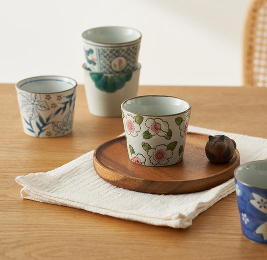 Delicate Artistic Floral Coffee Mugs Tea Cups - PeauleyHome