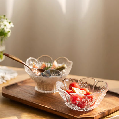 Original Embossed Glass Bowls for Salad Fruits - PeauleyHome