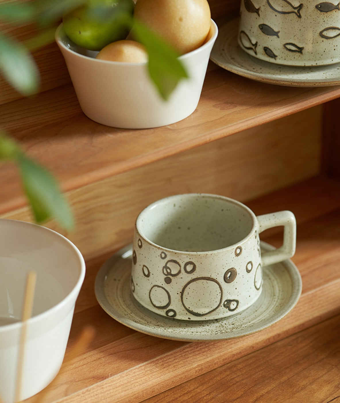 Vintage Ceramic Coffee Mugs for Home and Office - PeauleyHome