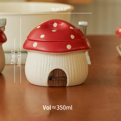 Original Mushroom Theme Ceramic Seasoning Pots - PeauleyHome