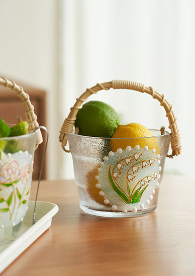 Floral Fruit Basket Ice Beer Bucket for Home Outdoor - PeauleyHome