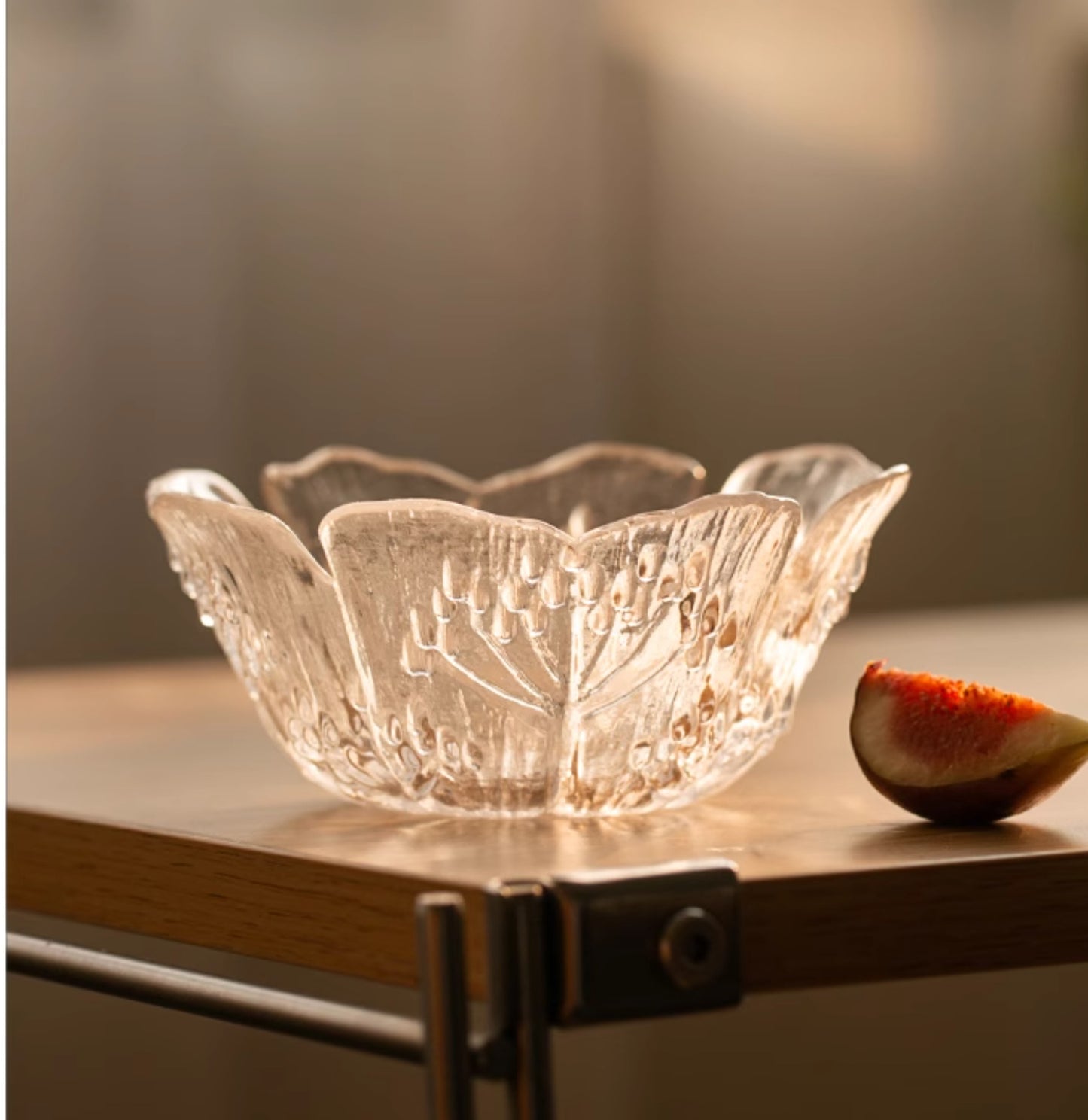 Original Embossed Glass Bowls for Salad Fruits - PeauleyHome