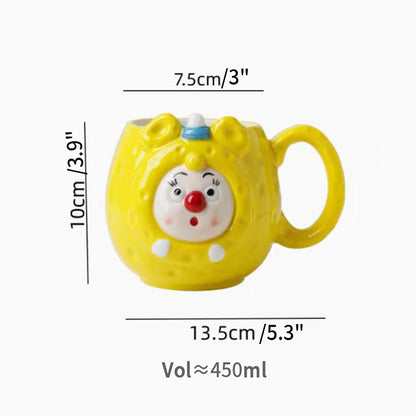 Adorable Joker-face Ceramic Coffee Mug