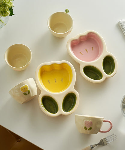 Adorable Ceramic Rice Bowls Tablewares Set - PeauleyHome