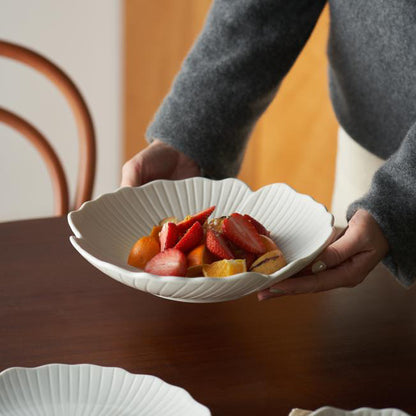 Petal-shaped Ceramic Fruit Plates