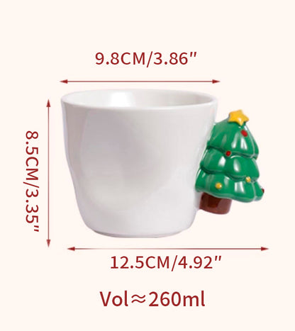 Adorable Christmas Ceramic Mug Coffee Cup Gift