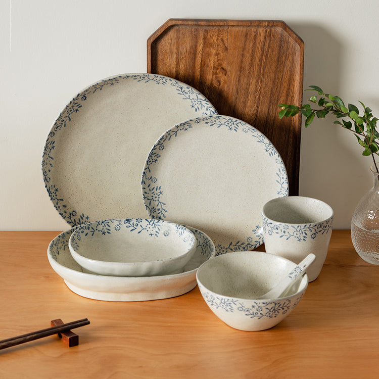 Delicate Chinese Style Ceramic Plates Bowls Cups