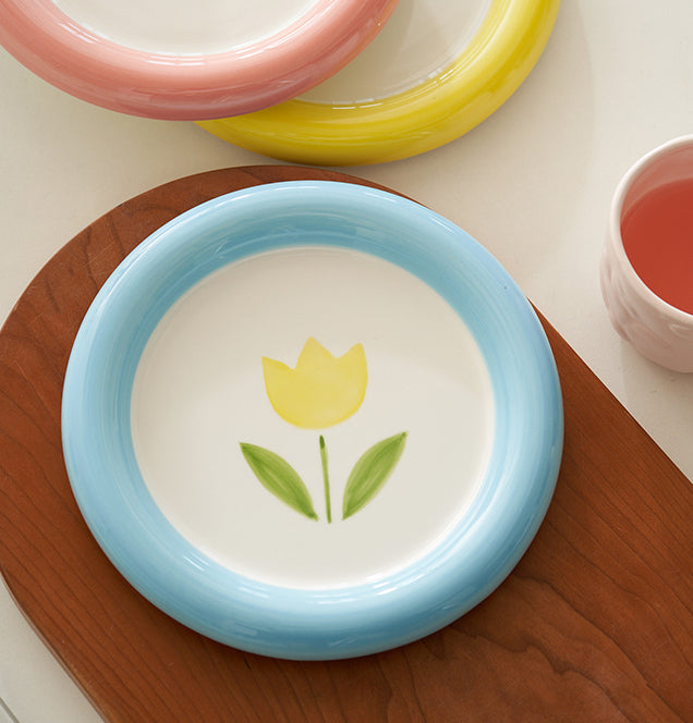 Adorable Ceramic Plates for Salad Fruits - PeauleyHome