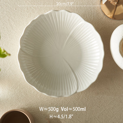 Petal-shaped Ceramic Fruit Plates