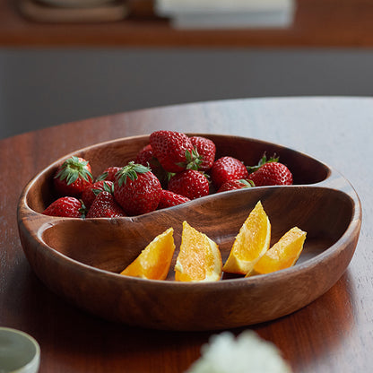 Delicate Wooden Tray for Fruits Desserts