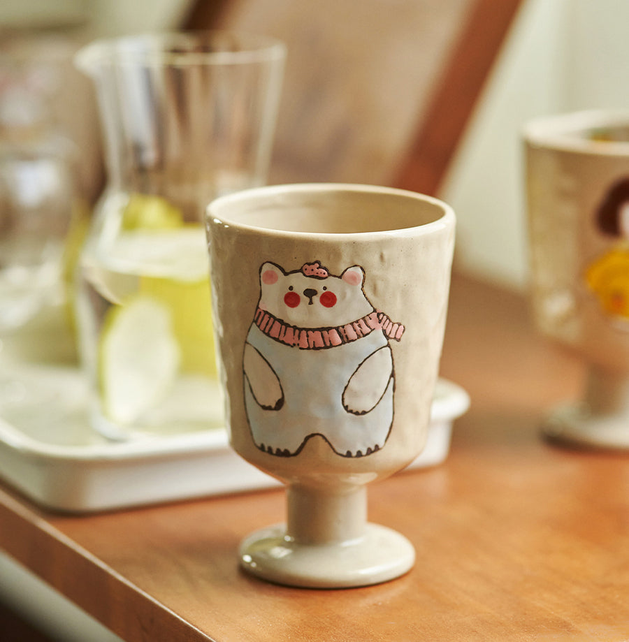 Cute Cartoon Animal Ceramic Mugs Goblets - PeauleyHome