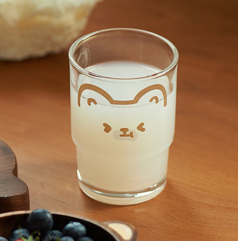 Adorable Glass Cup for Milk Juice - PeauleyHome