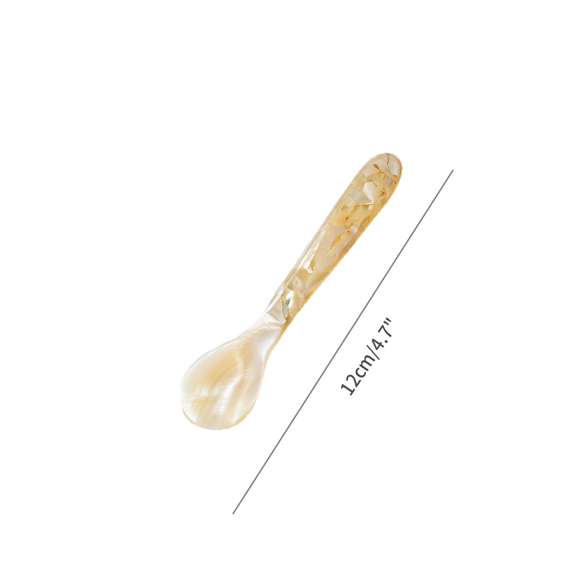 Natural Pearl Shellfish Spoon Fork