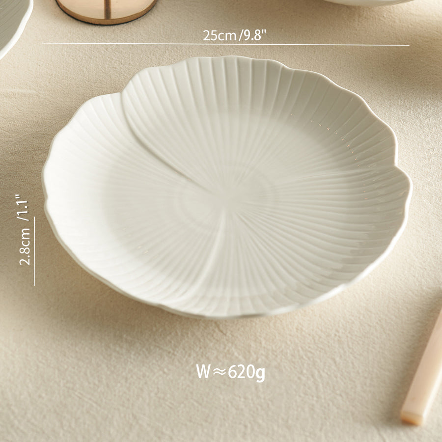 Petal-shaped Ceramic Fruit Plates