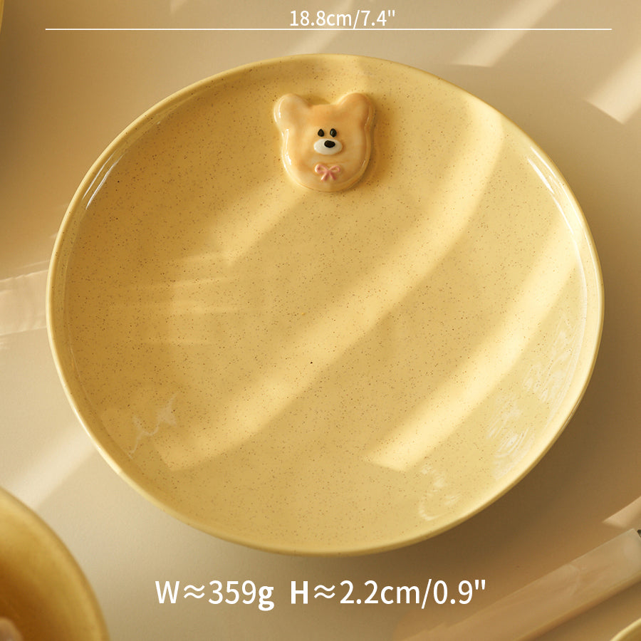 Adorable Yellow Ceramic Bowls Plates Mugs