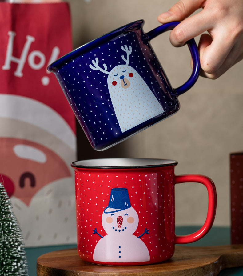 Christmas Series Ceramic Mug New Year Gifts