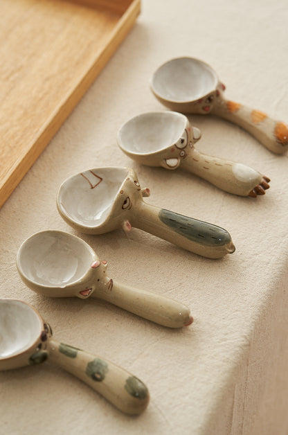 Lovely Ceramic Catoon Coffee Spoon - PeauleyHome