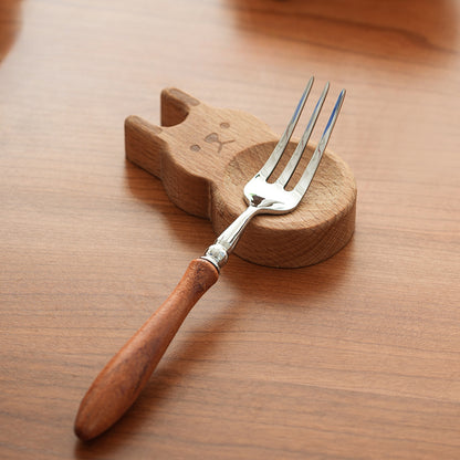 Wooden Tray for Chopsticks or Cutlery