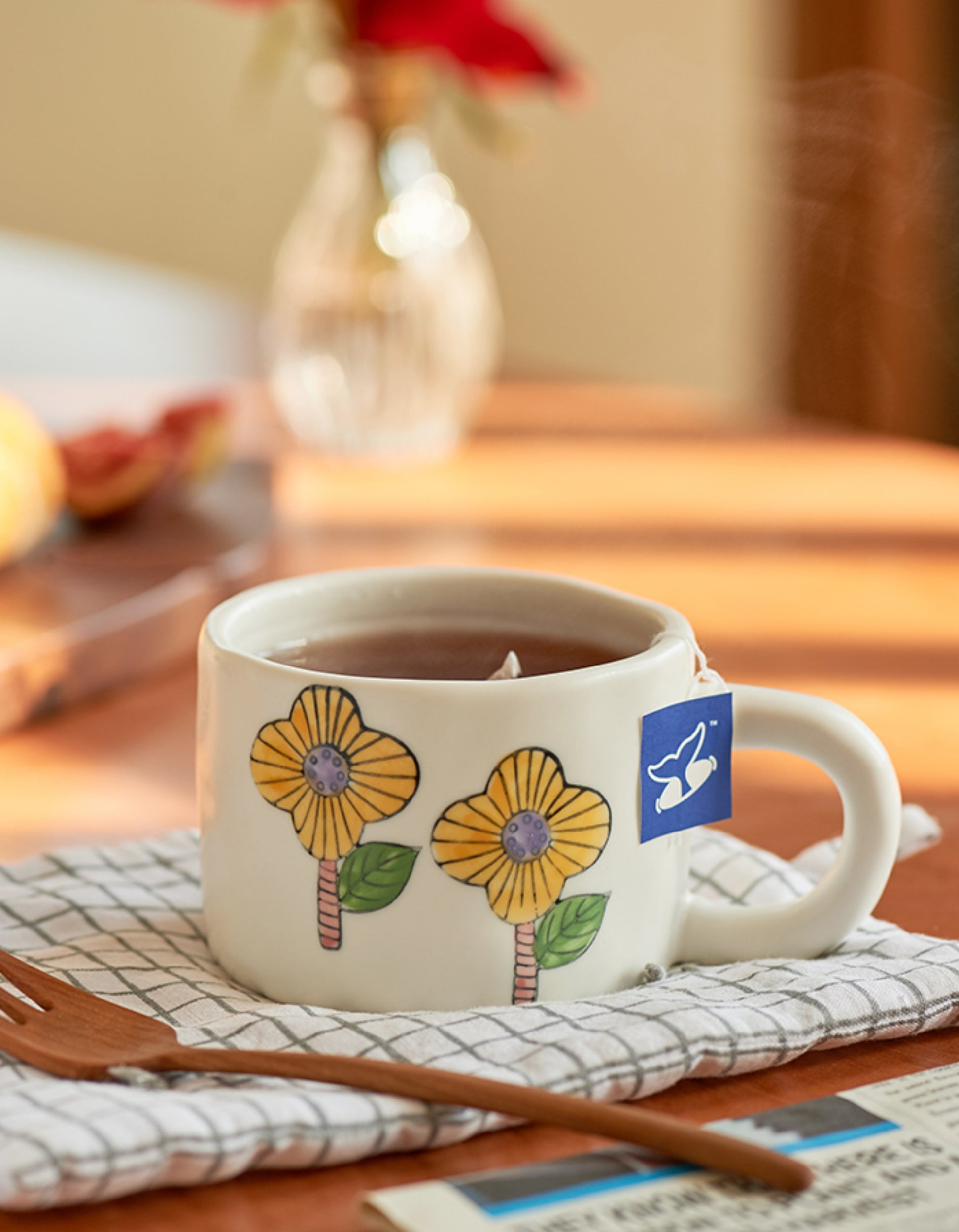 Lovely Hand-painted Coffee Mug for Home Office - PeauleyHome