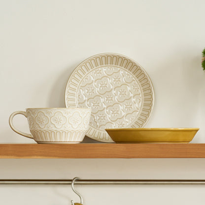 Vintage Ceramic Mug and Saucer for Afternoon Tea