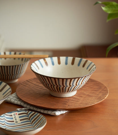 Japanese Style Gift Package Ceramic Bowl Plate Set - PeauleyHome