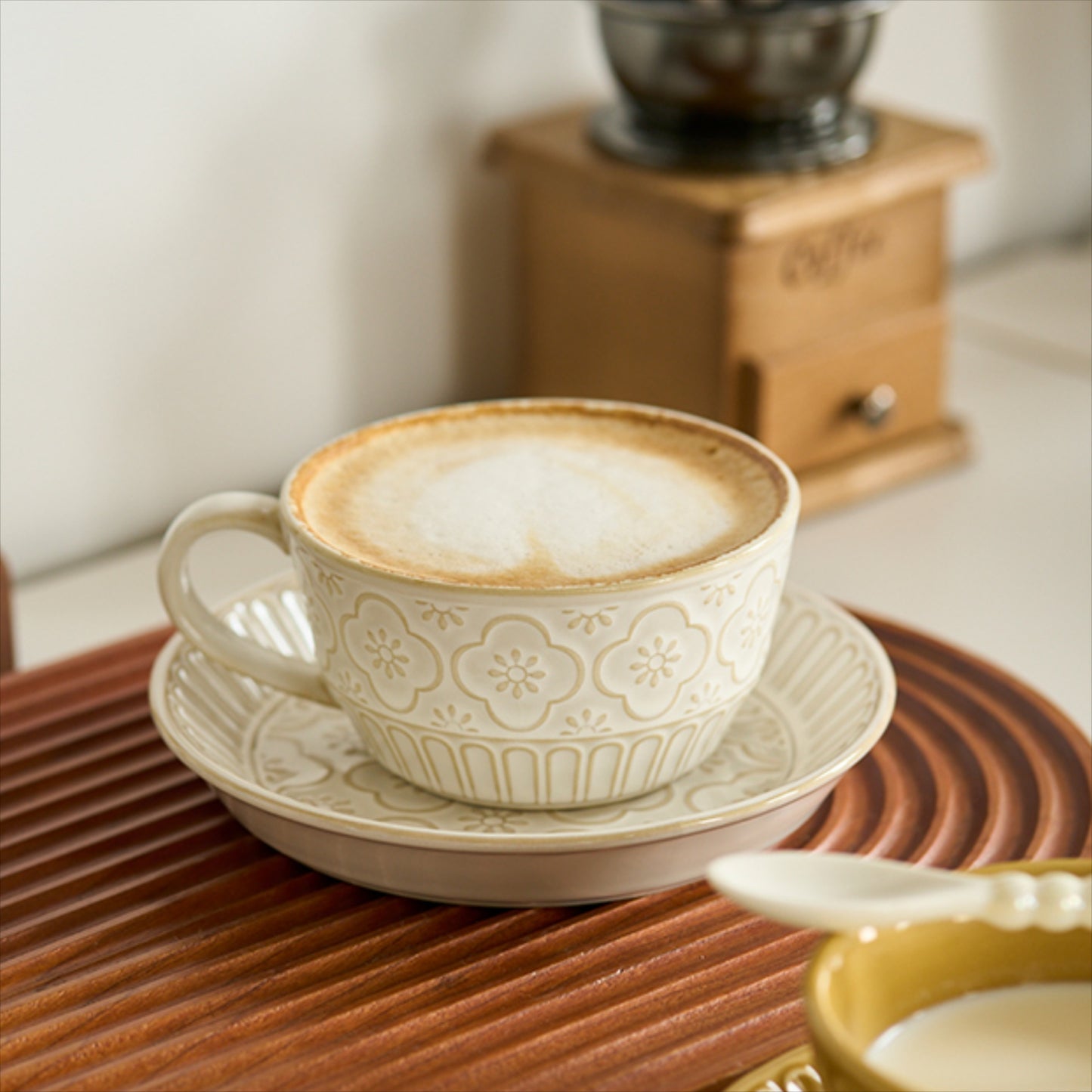 Vintage Ceramic Mug and Saucer for Afternoon Tea