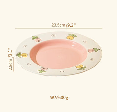 New Arrival Cute Floral Ceramic Bowls Plates - PeauleyHome