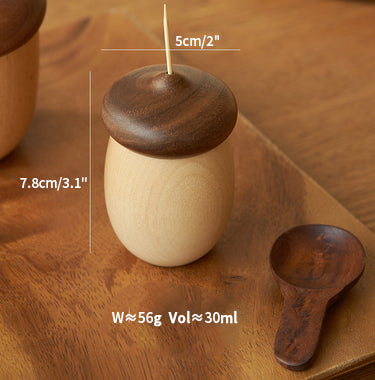 Original Walnut Toothpick Holder - PeauleyHome