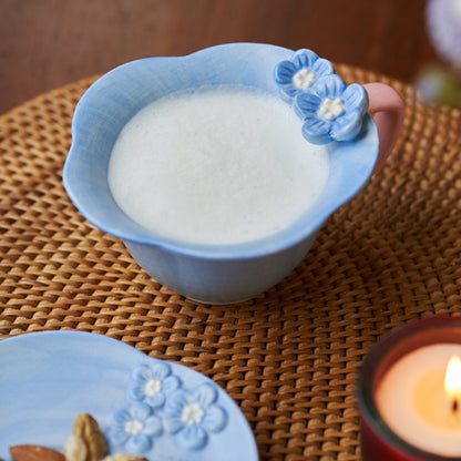 Delicate Pink Ceramic Cup Set