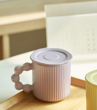 Large-capacity Ceramic Mug with Lids for Ladies - PeauleyHome