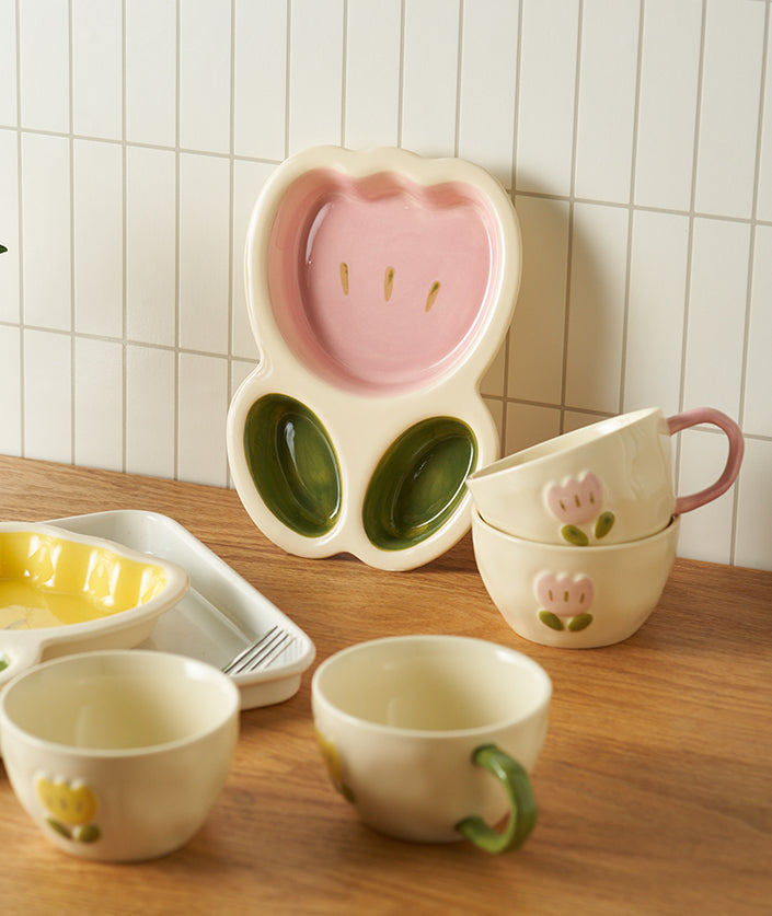 Adorable Ceramic Rice Bowls Tablewares Set - PeauleyHome