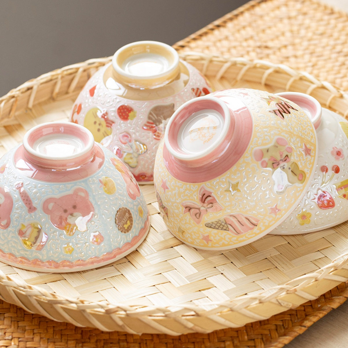 Adorable Japan-made Ceramic Rice Bowls - PeauleyHome