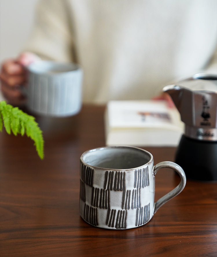 Handmade Ceramic Coffee Latte Mugs Original Design Cup - PeauleyHome