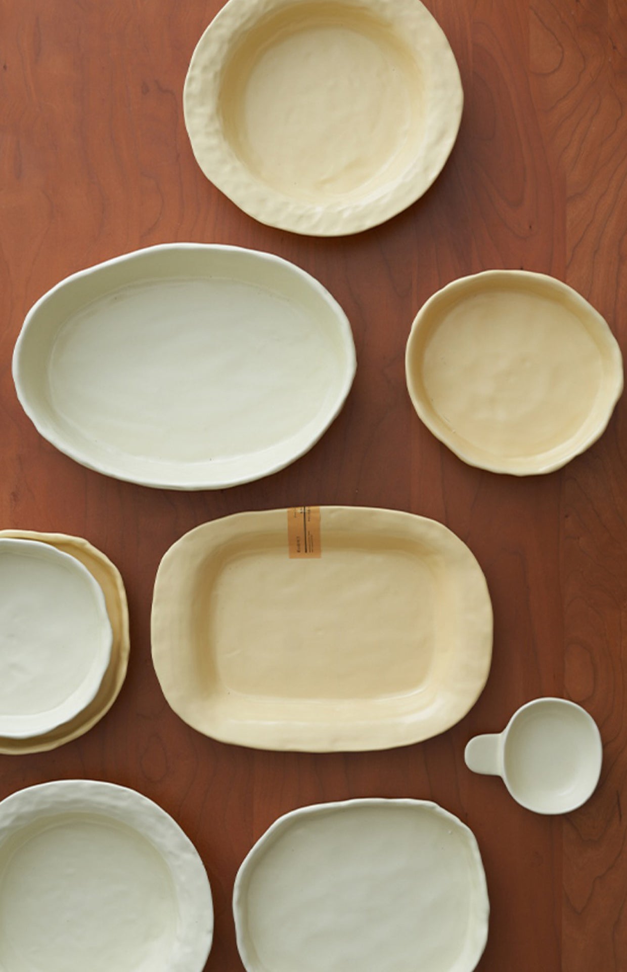 Handmade Irregular Special Ceramic Dessert Plates Bowls - PeauleyHome