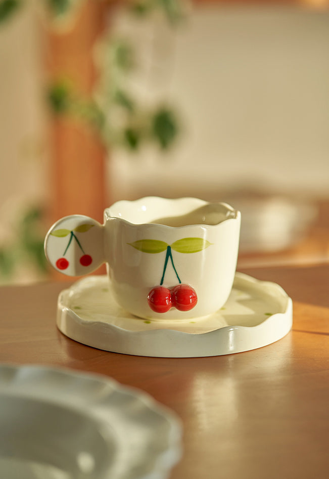 Lovely Fruit Litchi Ceramic Mugs for Home - PeauleyHome