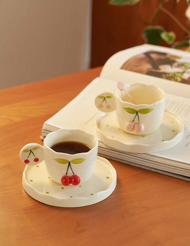 Lovely Fruit Litchi Ceramic Mugs for Home - PeauleyHome