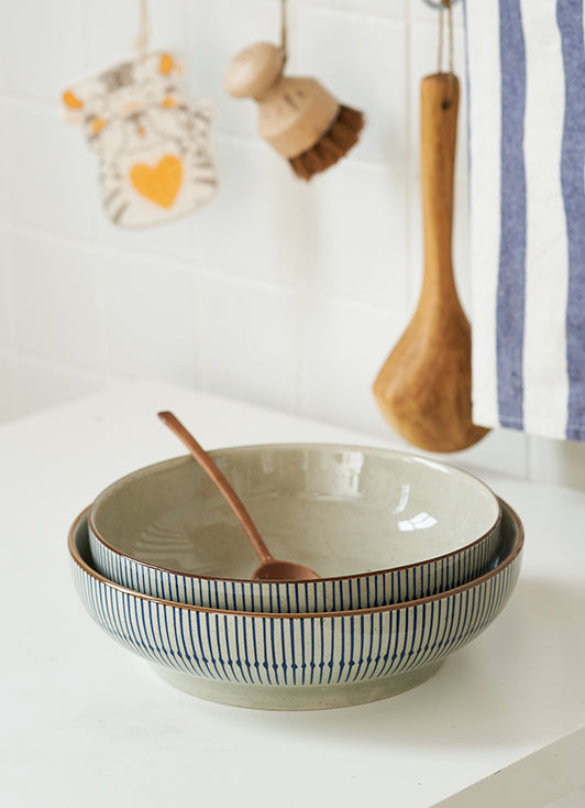 Classy Ceramic Large Soup Dish Bowls - PeauleyHome