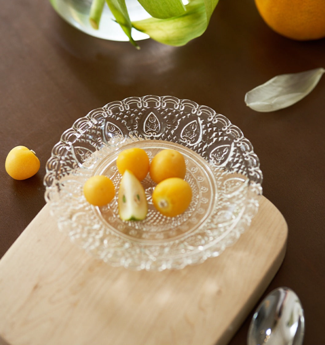 Glass Salad Plates Classy Beautiful Plates - PeauleyHome