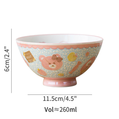 Adorable Japan-made Ceramic Rice Bowls - PeauleyHome