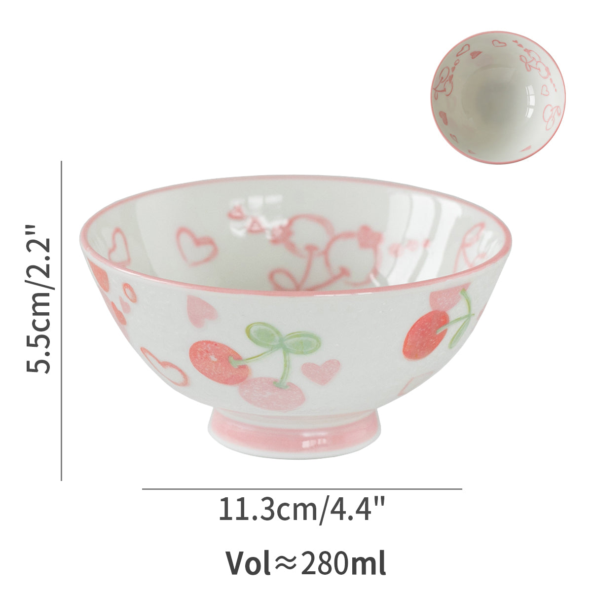 Adorable Japan-made Ceramic Rice Bowls - PeauleyHome