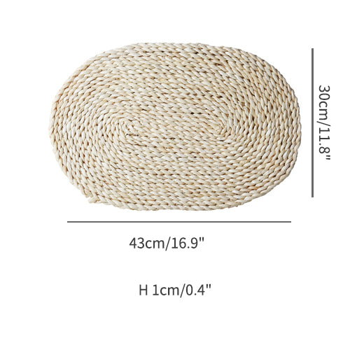 Handmade Woven Mat for Heat Insulation of Tablewares - PeauleyHome